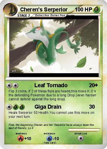 Pokemon Cheren's Serperior