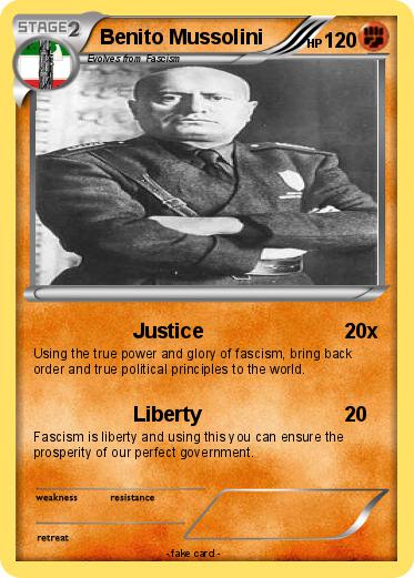 Pokemon Benito Mussolini