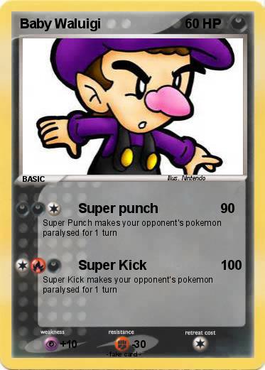 Pokemon Baby Waluigi