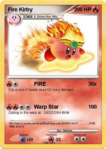 Pokemon Fire Kirby