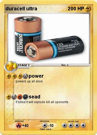 Pokemon duracell ultra