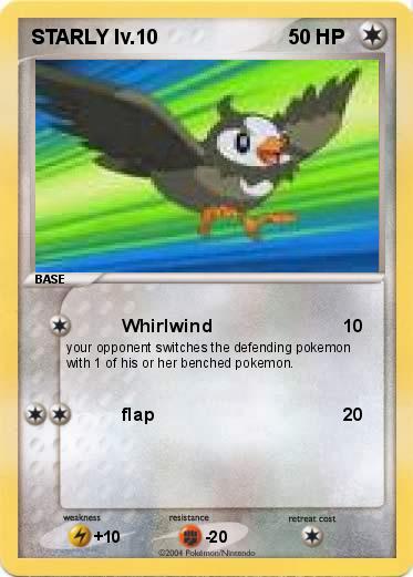 Pokemon STARLY lv.10