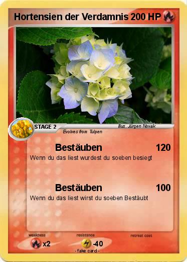 Pokemon Hortensien der Verdamnis