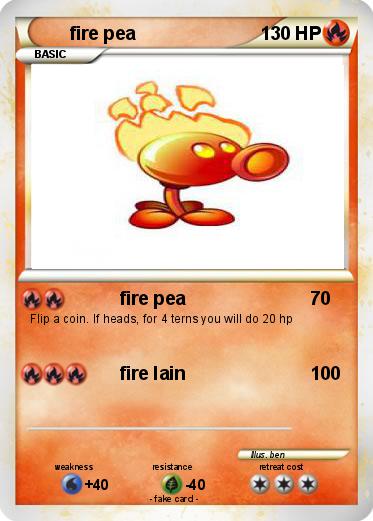 Pokemon fire pea