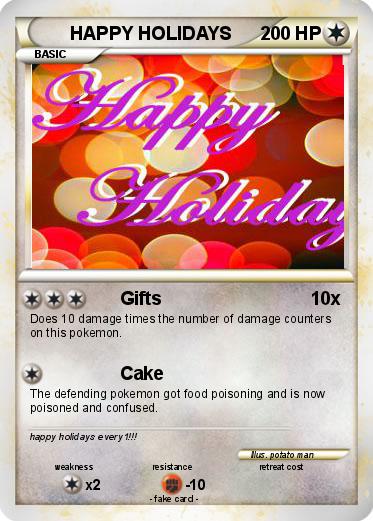 Pokemon HAPPY HOLIDAYS