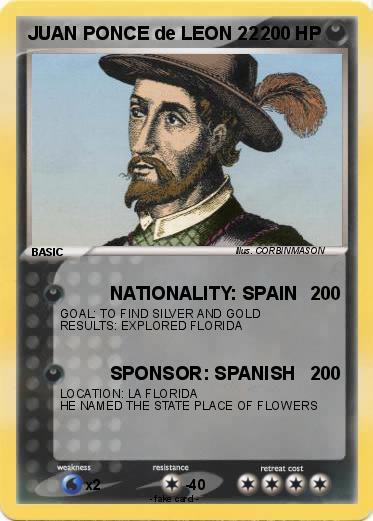 Pokemon JUAN PONCE de LEON 22