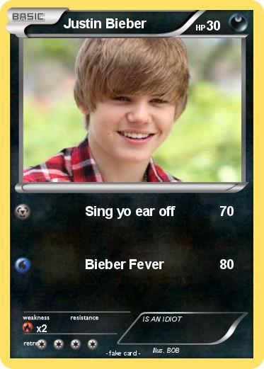 Pokemon Justin Bieber