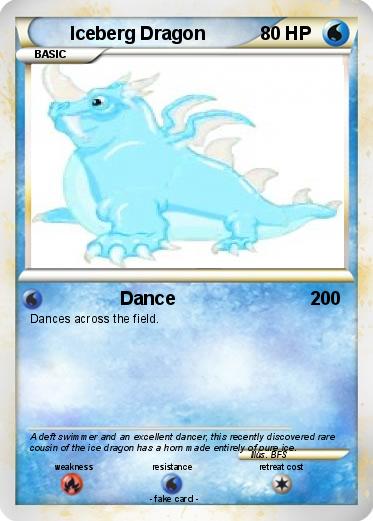 Pokemon Iceberg Dragon