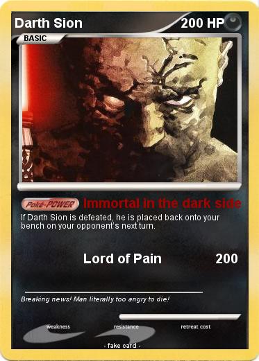 Pokemon Darth Sion