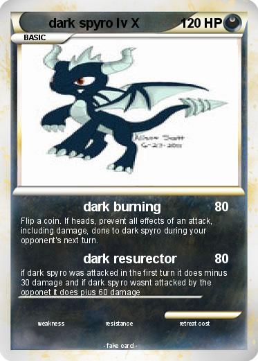 Pokemon dark spyro lv X