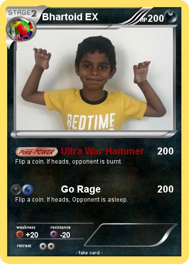 Pokemon Bhartoid EX