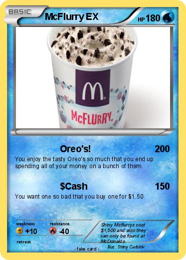 Pokemon McFlurry EX