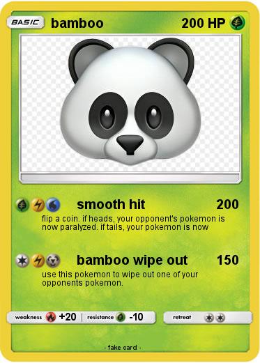 Pokemon bamboo