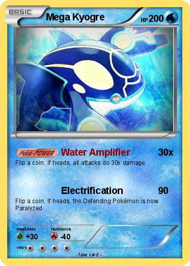 Pokemon Mega Kyogre