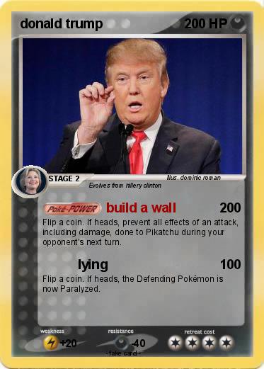 Pokemon donald trump