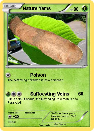Pokemon Nature Yams