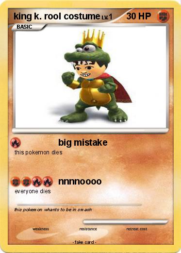 Pokemon king k. rool costume