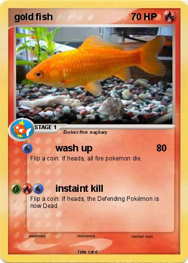 Pokemon gold fish