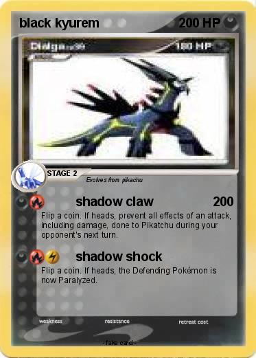 Pokemon black kyurem