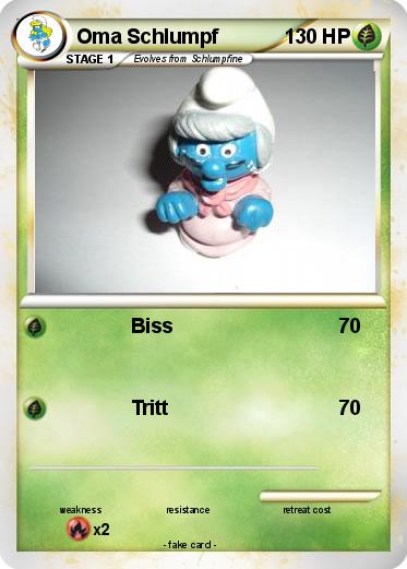 Pokemon Oma Schlumpf