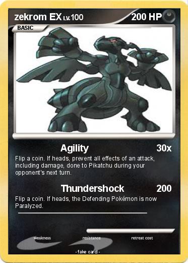 Pokemon zekrom EX