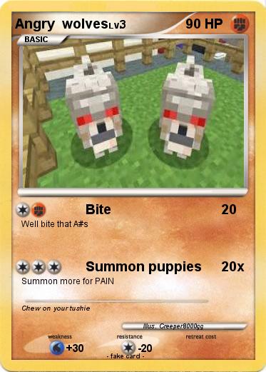 Pokemon Angry  wolves