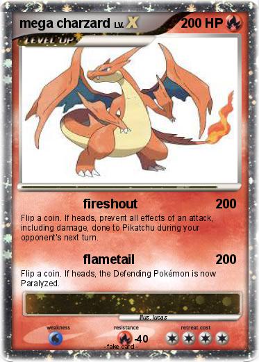Pokemon mega charzard