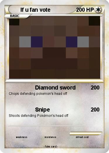 Pokemon If u fan vote