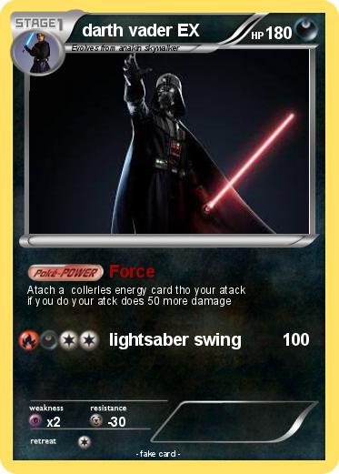Pokemon darth vader EX