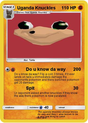Pokemon Uganda Knuckles