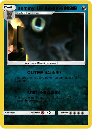 Pokemon sammy  HP 999999999999