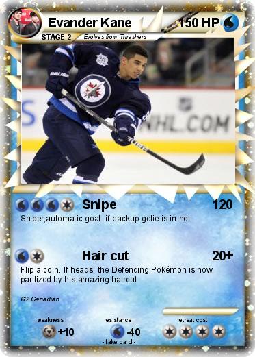 Pokemon Evander Kane