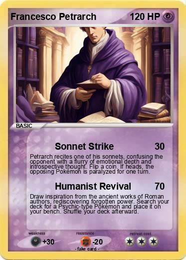 Pokemon Francesco Petrarch