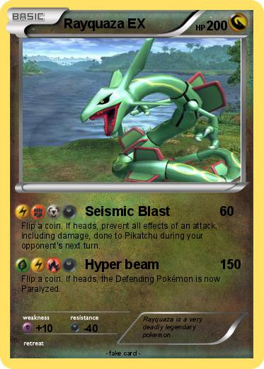 Pokemon Rayquaza EX