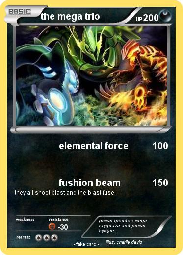 Pokemon the mega trio