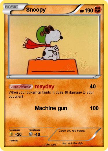 Pokemon Snoopy