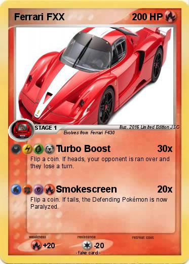 Pokemon Ferrari FXX