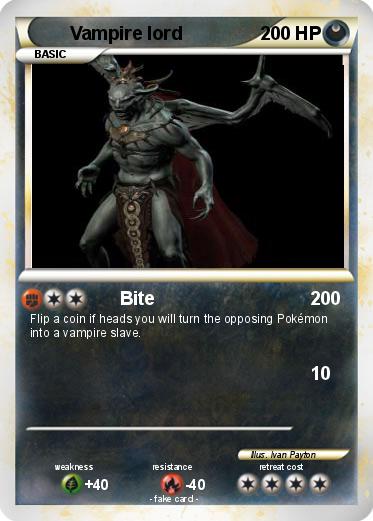 Pokemon Vampire lord