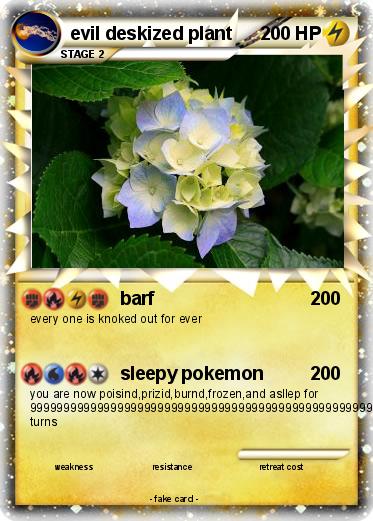 Pokemon evil deskized plant
