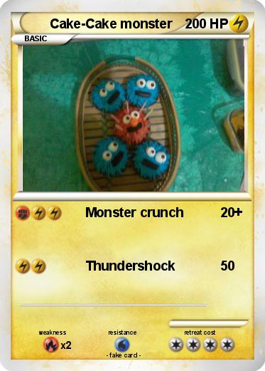 Pokemon Cake-Cake monster