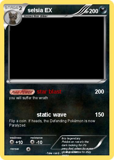 Pokemon selsia EX