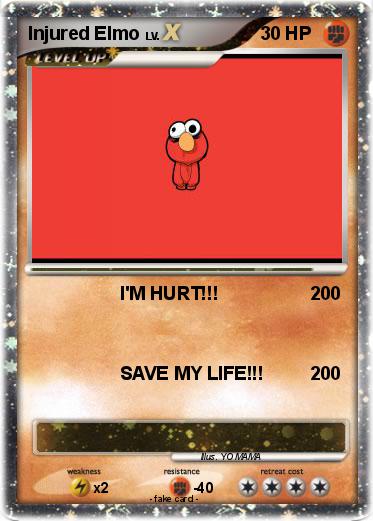 Pokemon Injured Elmo