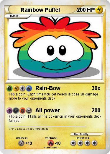 Pokemon Rainbow Puffel