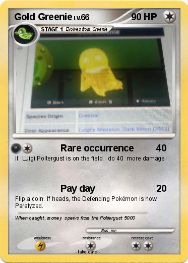 Pokemon Gold Greenie