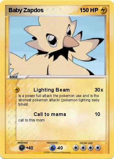 Pokemon Baby Zapdos