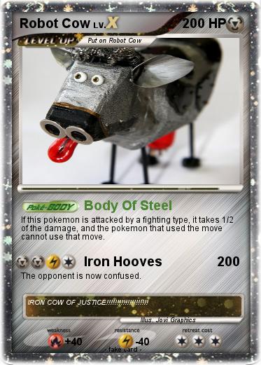 Pokemon Robot Cow
