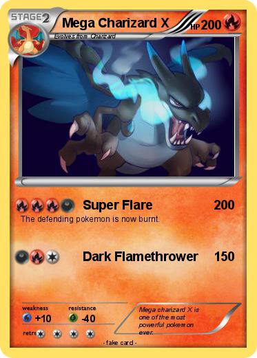 Pokemon Mega Charizard X