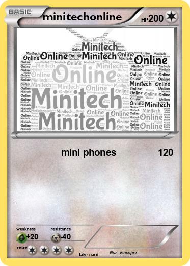 Pokemon minitechonline