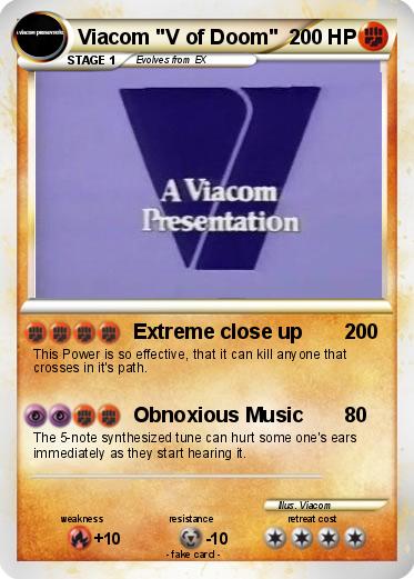 Pokemon Viacom "V of Doom"