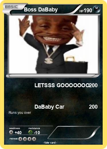 Pokemon Boss DaBaby